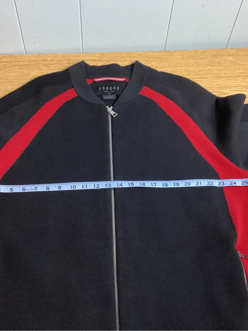 Nike Air Jordan Sportswear Tech Knit “Bred” Full-Zip sweater Jacket, Size: 2XL